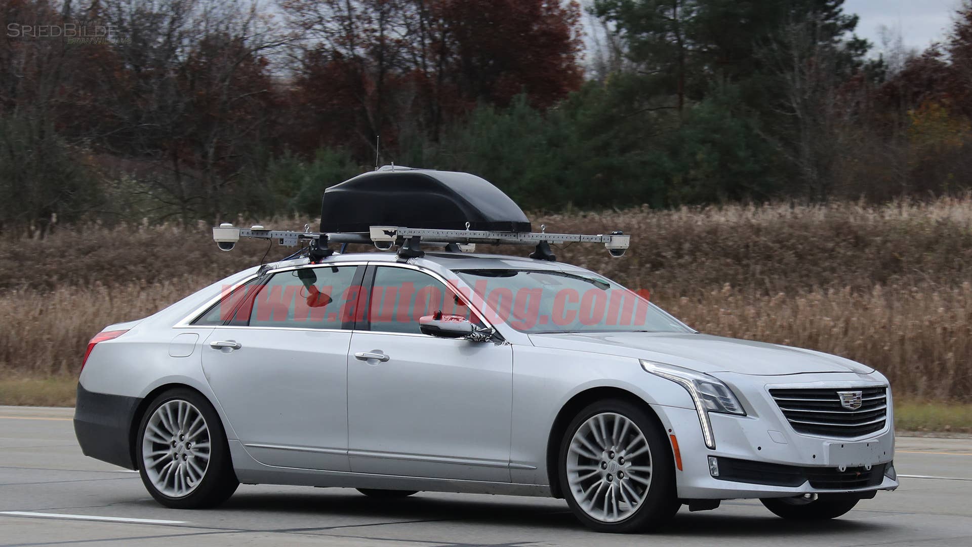 Cadillac CT6 Super Cruise Spy Shots Side Exterior