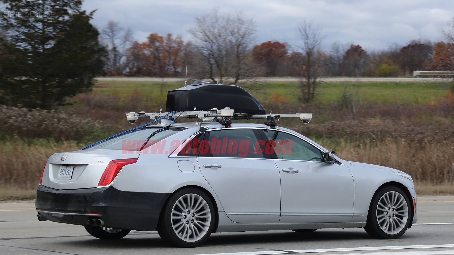 Cadillac CT6 Super Cruise Spy Shots Side Exterior
