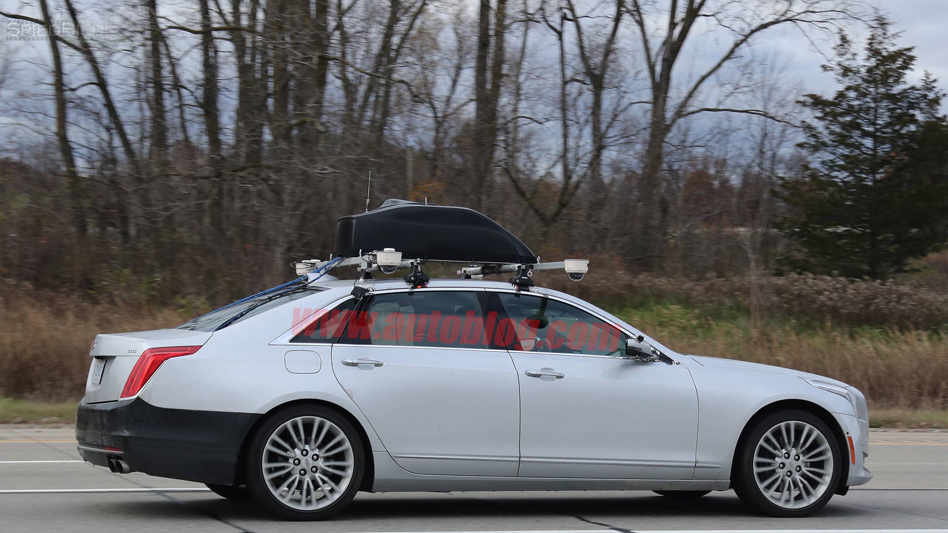 Cadillac CT6 Super Cruise Spy Shots Side Exterior