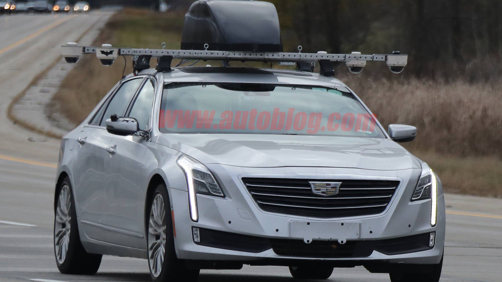 Cadillac CT6 Super Cruise Spy Shots Front End Exterior