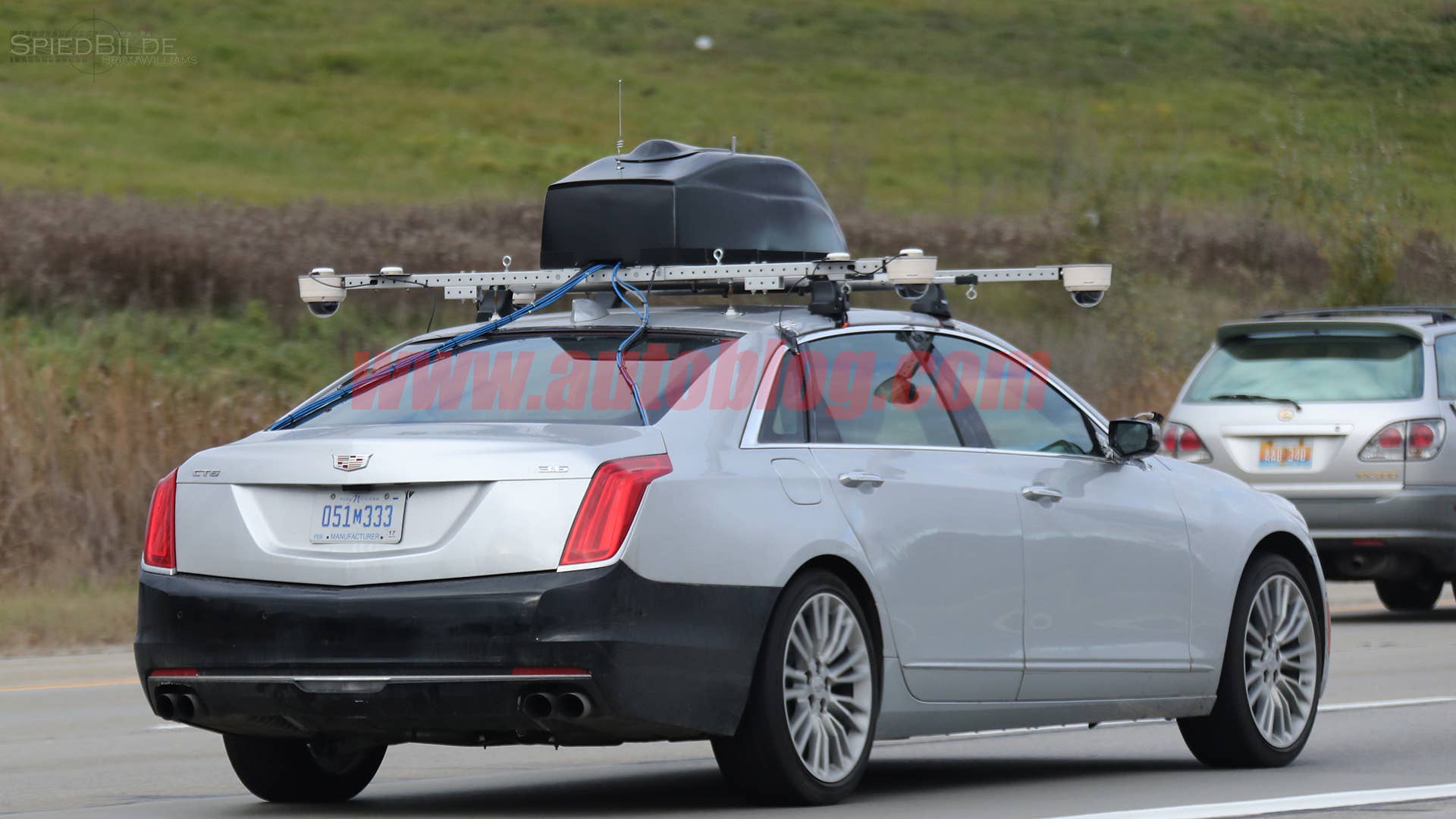 Cadillac CT6 Super Cruise Spy Shots Rear Exterior