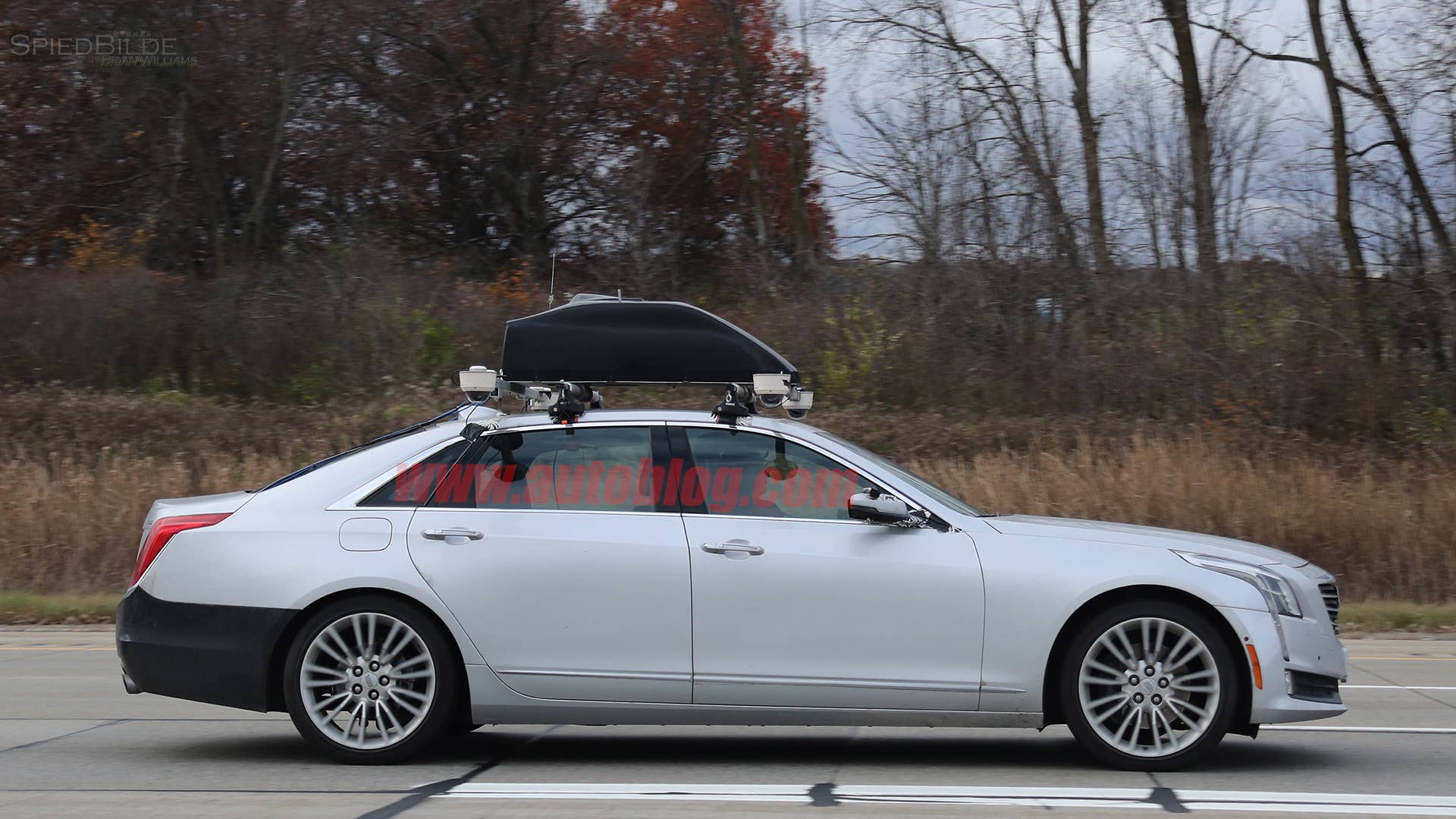 Cadillac CT6 Super Cruise Spy Shots Side Exterior