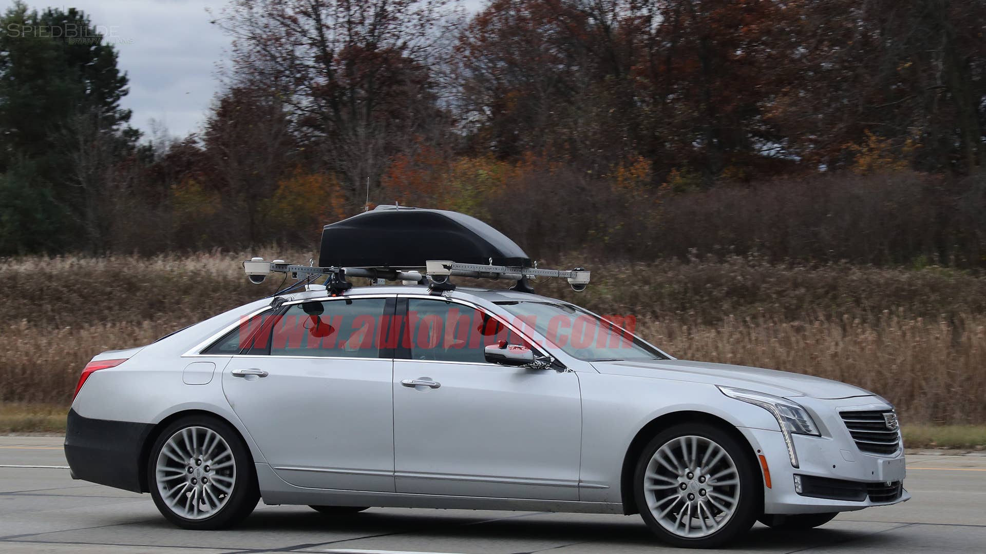 Cadillac CT6 Super Cruise Spy Shots Side Exterior