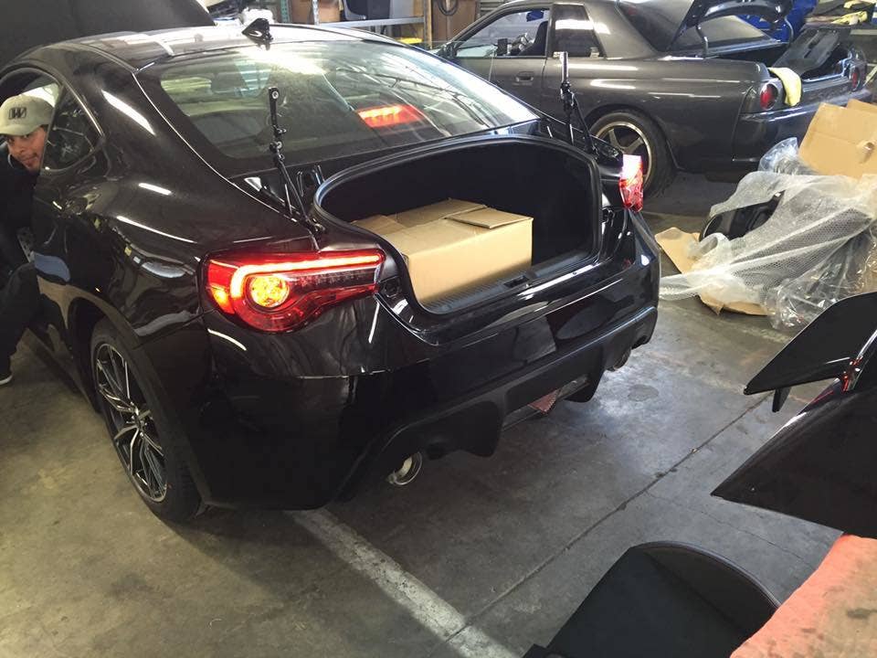 2017 Subaru BRZ facelift tail