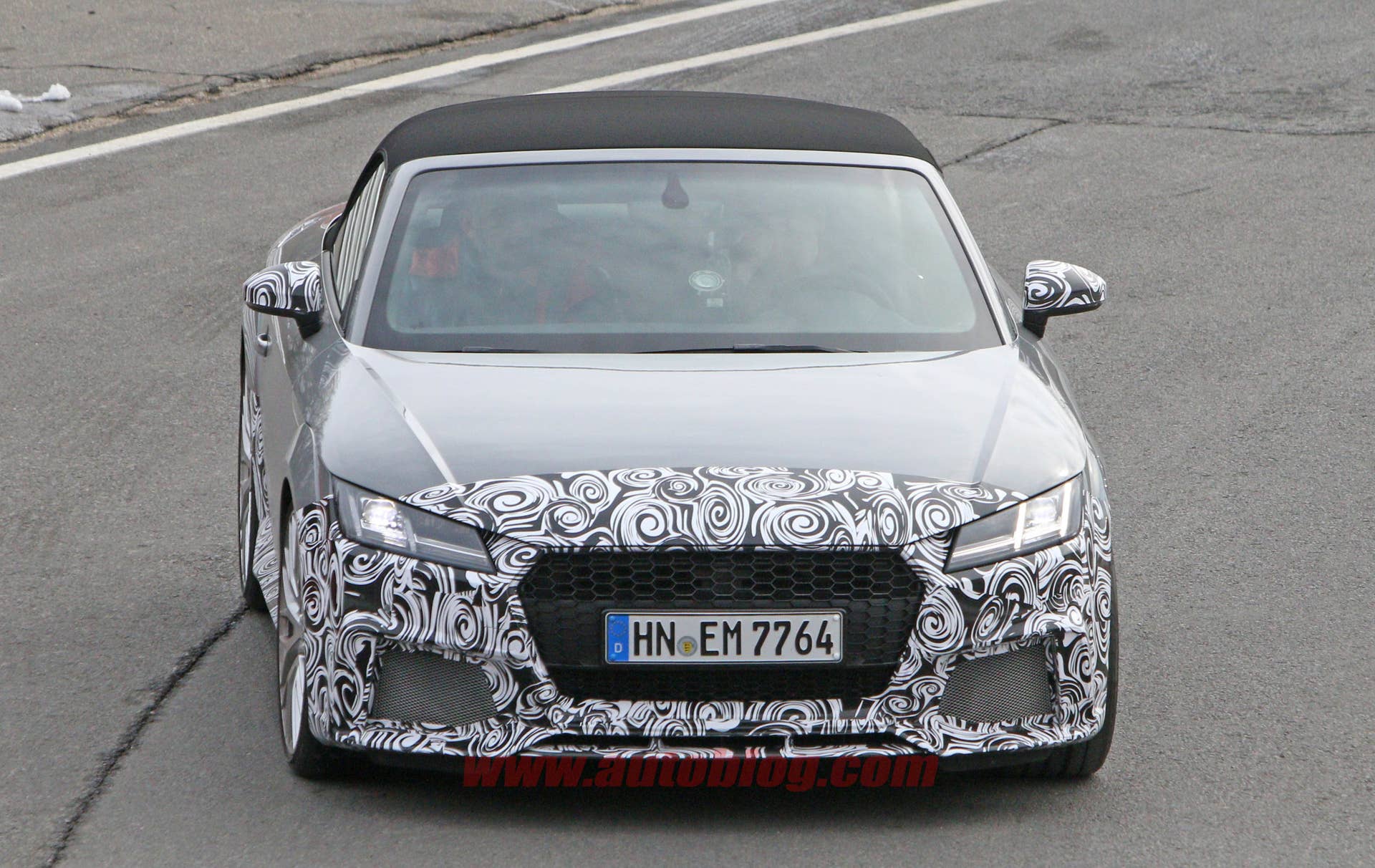 2017 Audi TT RS Roadster spied front