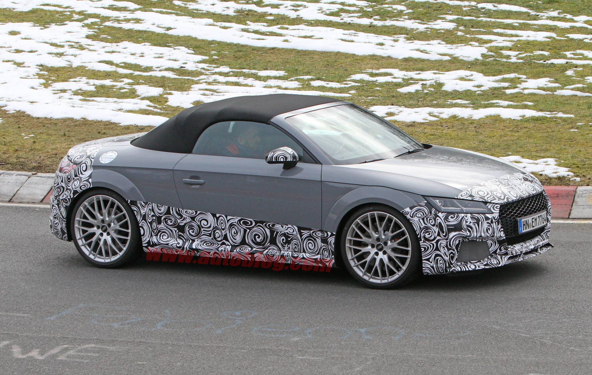 2017 Audi TT RS Roadster spied side