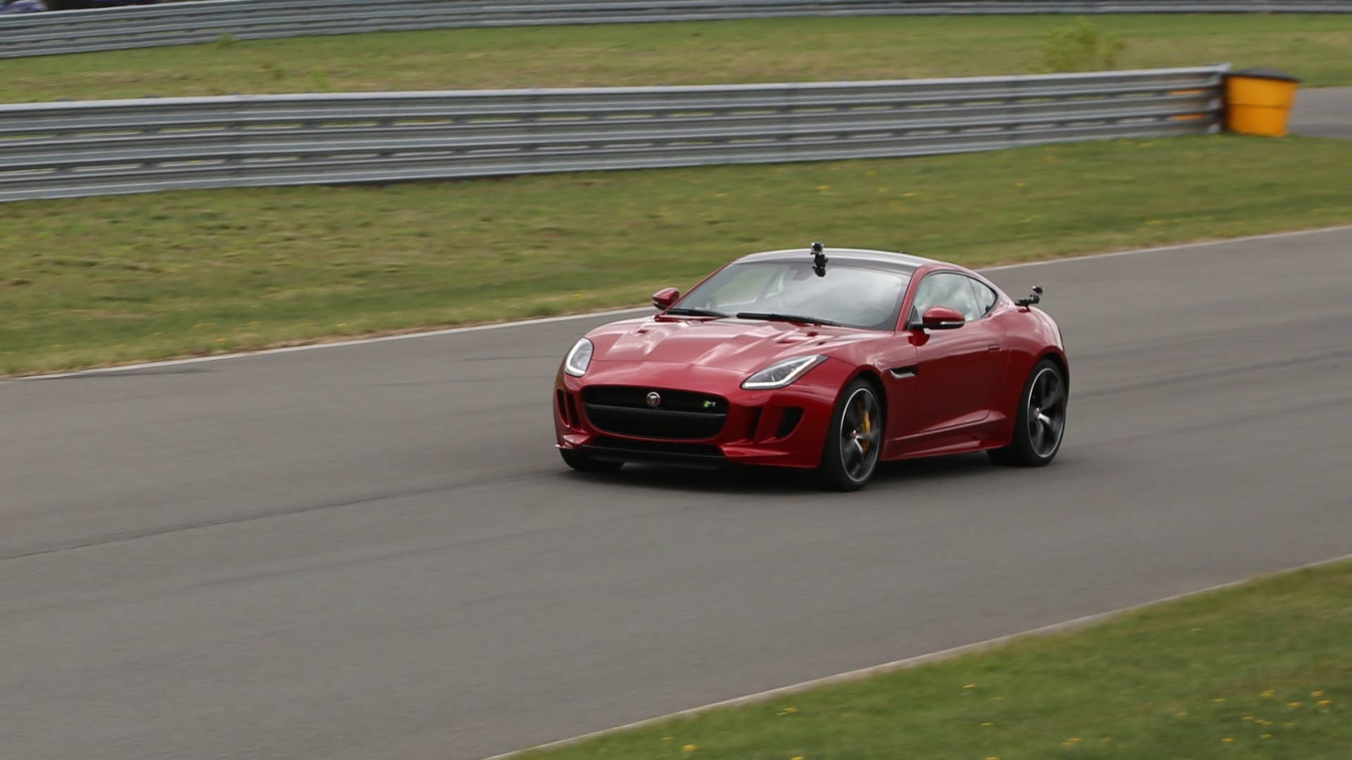 Autoblog Senior Editor Seyth Miersma gets behind the wheel of the 2016 Jaguar F-Type R Coupe AWD at Monticello Motor Club.