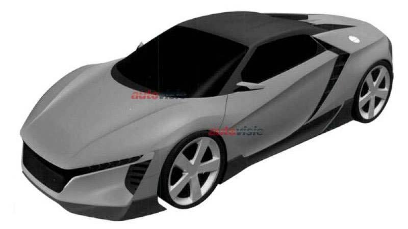 Honda NSX Patent Front Exterior