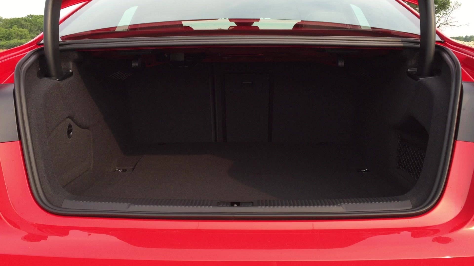 Audi's S6 sport sedan has a lot more room in the trunk than you might suspect.