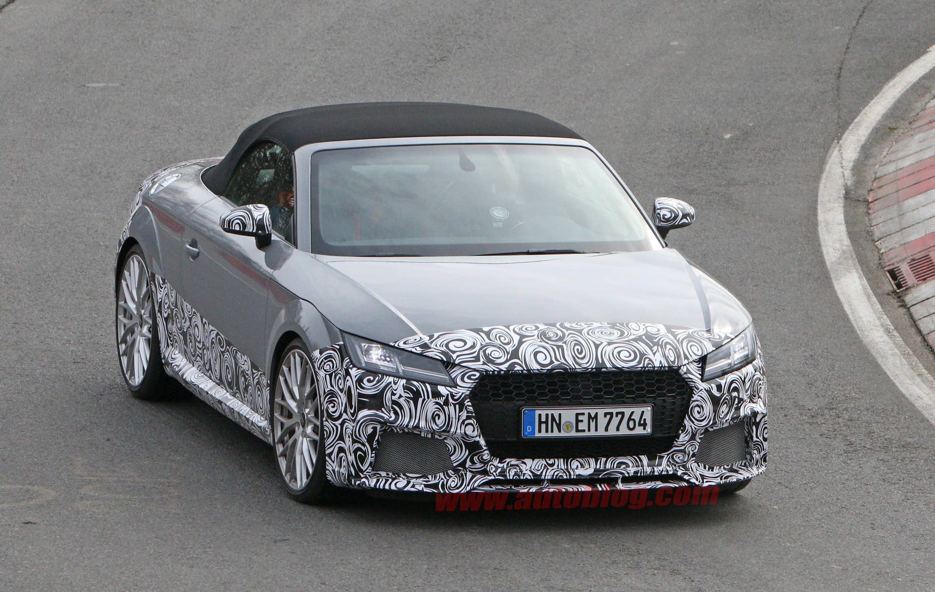 2017 Audi TT RS Roadster front 3/4