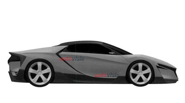 Honda NSX Patent Side Exterior