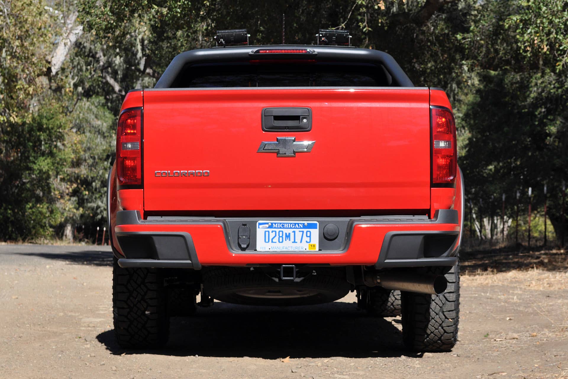 2016 Chevrolet Colorado Diesel rear view