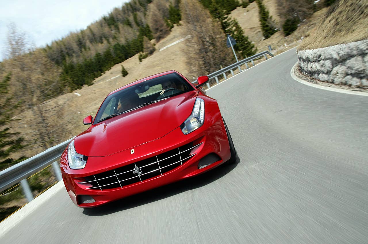 2012 Ferrari FF driving