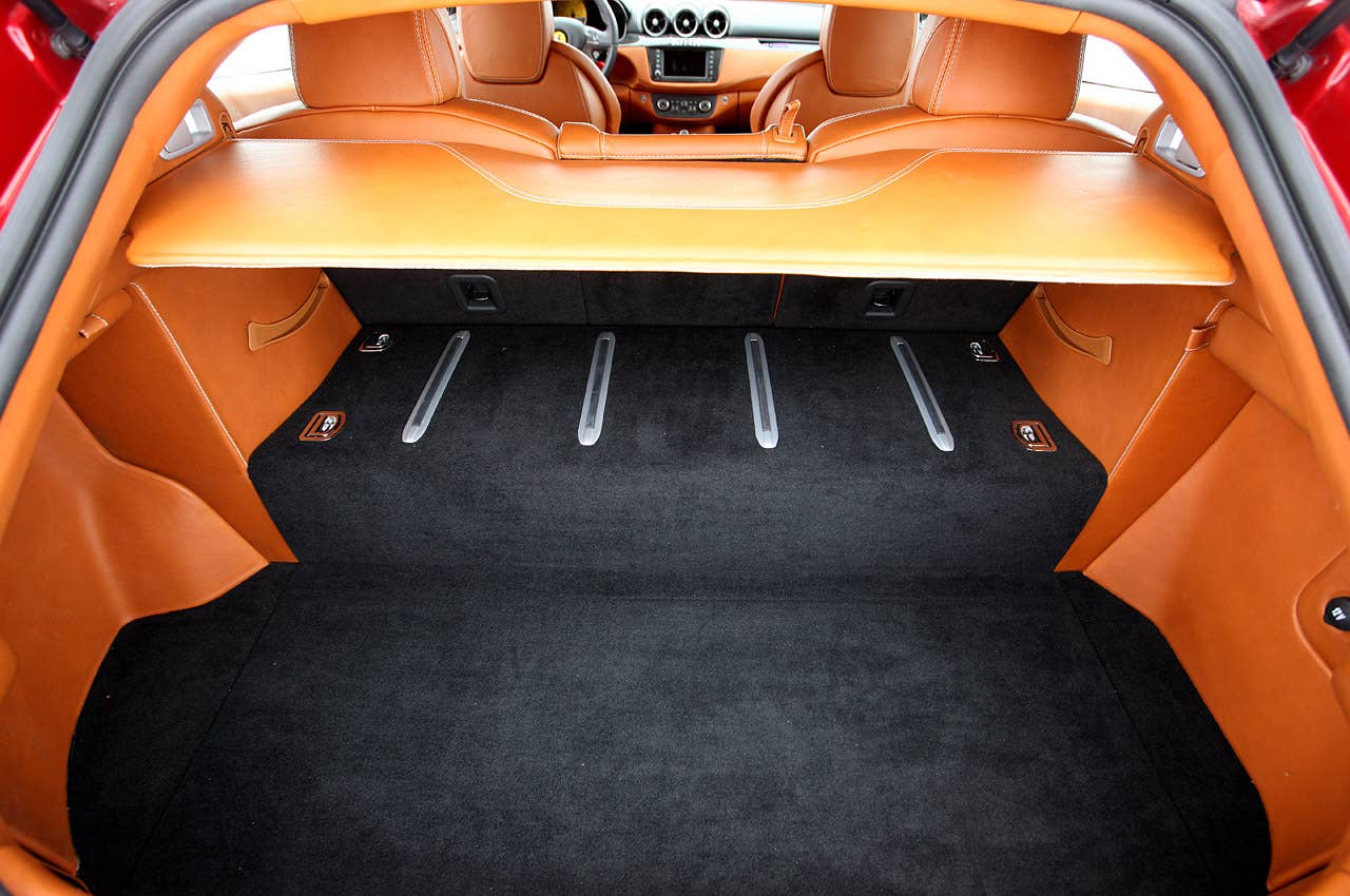 2012 Ferrari FF rear cargo area