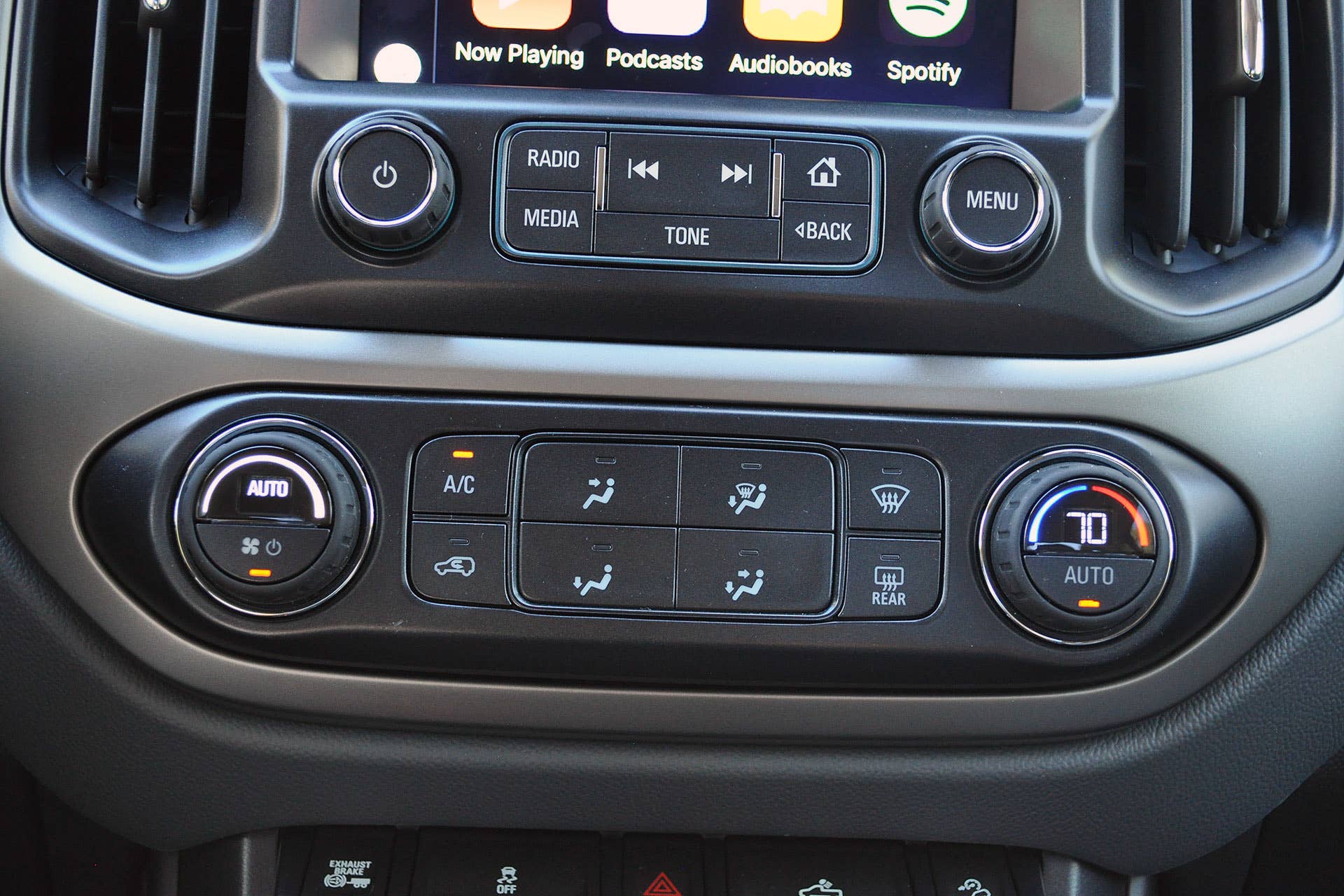 2016 Chevrolet Colorado Diesel climate controls