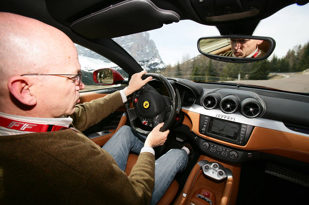 2012 Ferrari FF driving