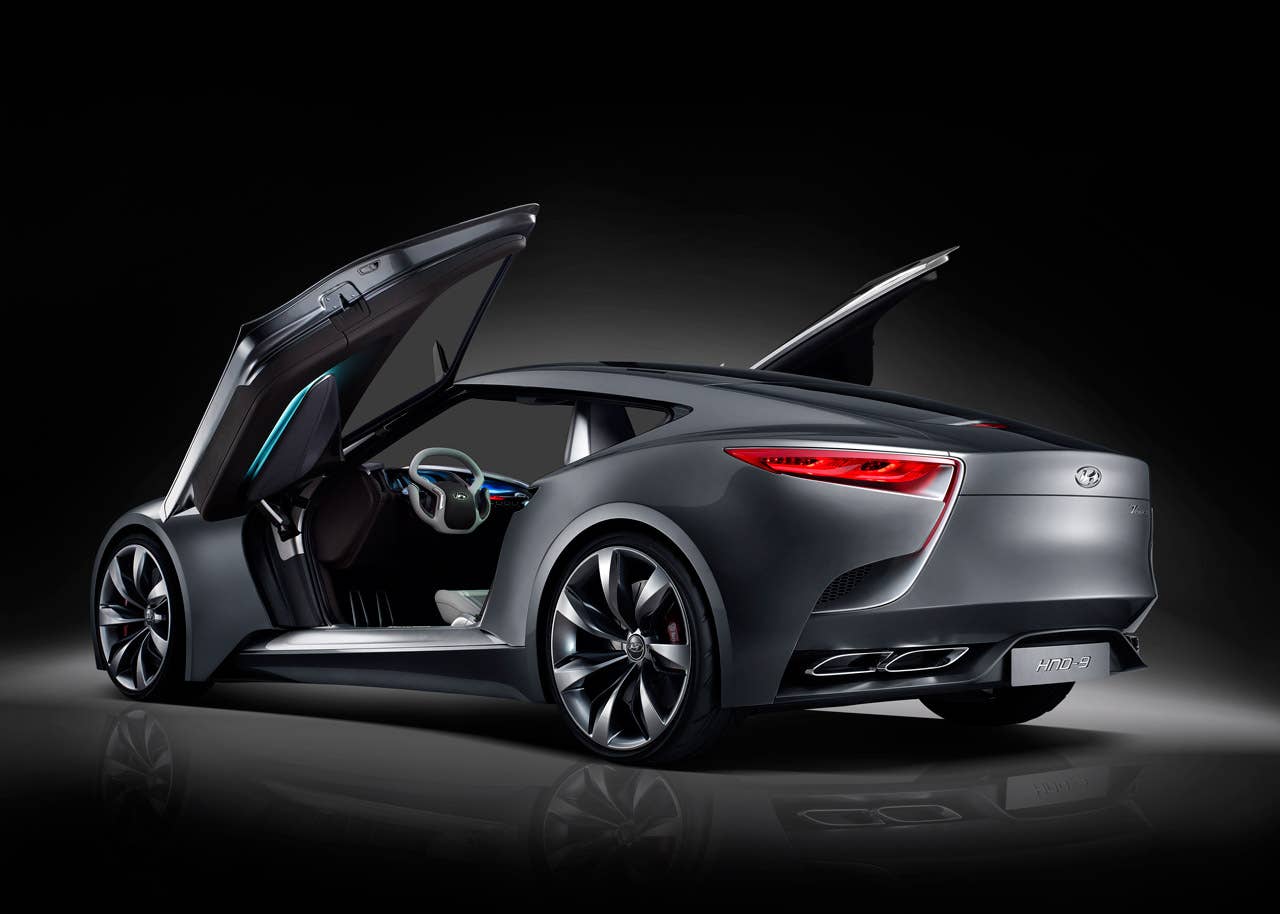 Hyundai HND-9 Concept rear 3/4