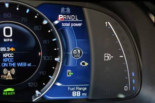 Cadillac ELR gauge cluster