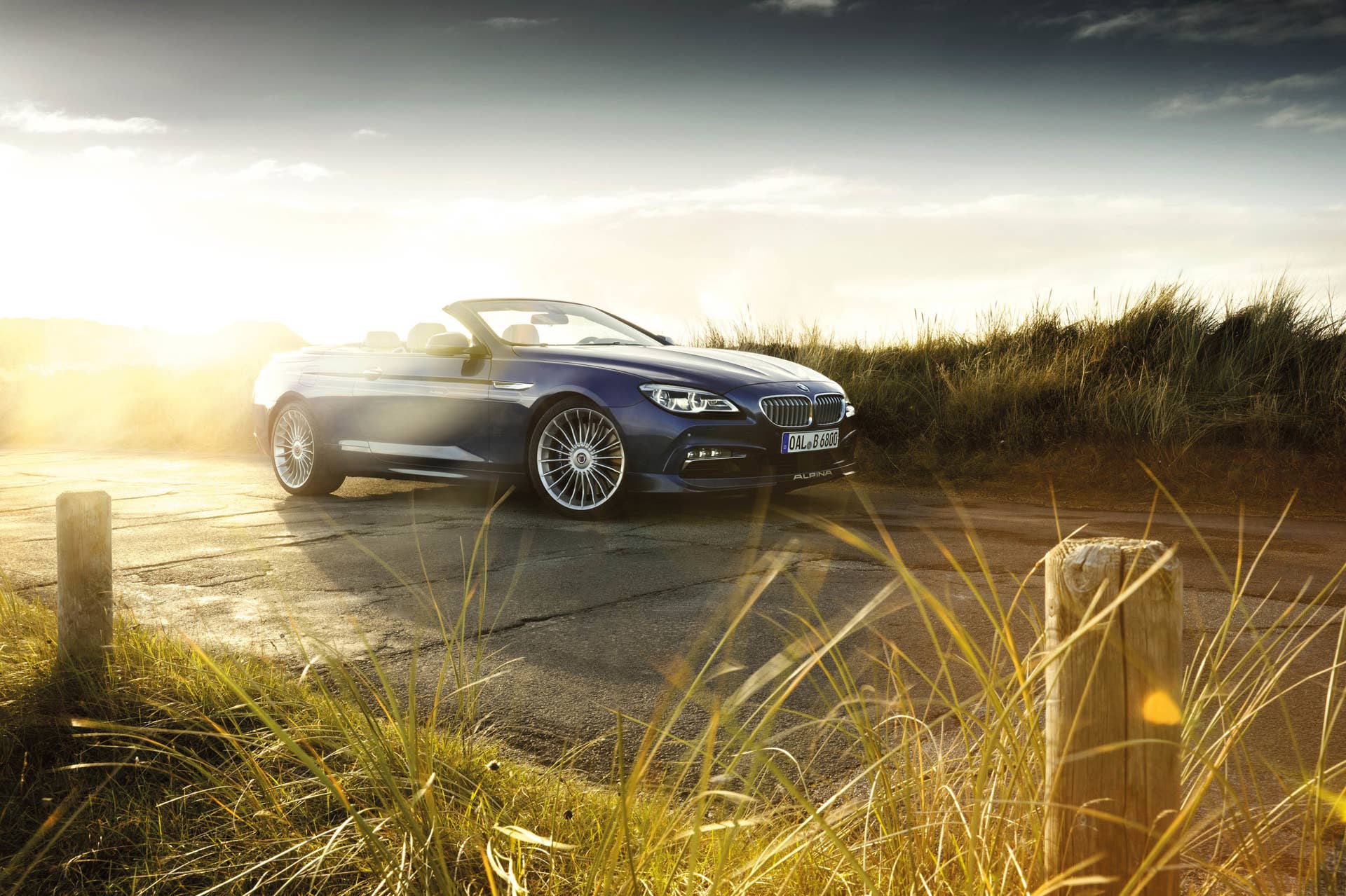 2016 BMW Alpina B6 Bi-Turbo convertible static 3/4