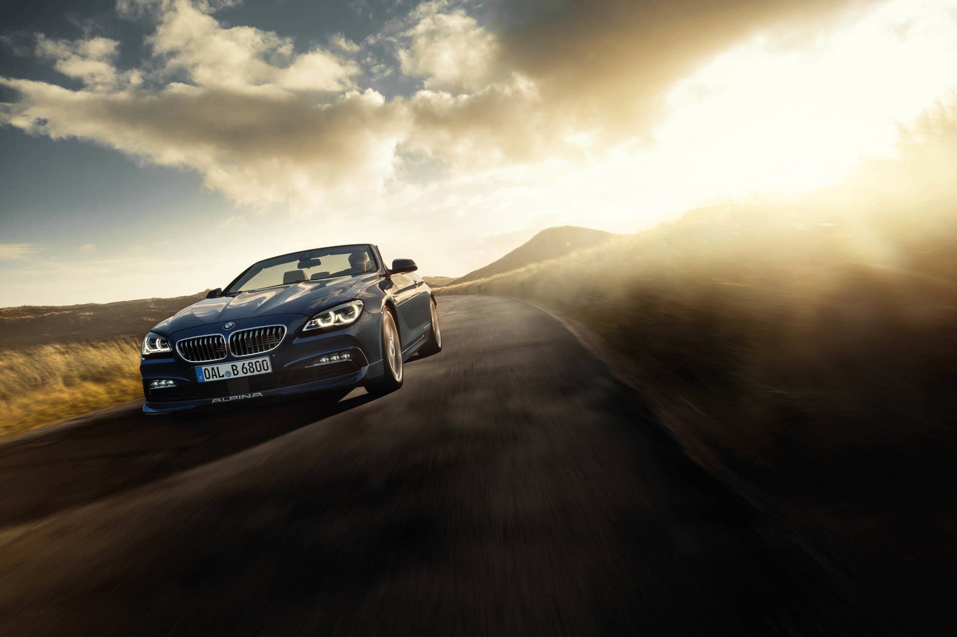 2016 BMW Alpina B6 Bi-Turbo convertible motion front 3/4
