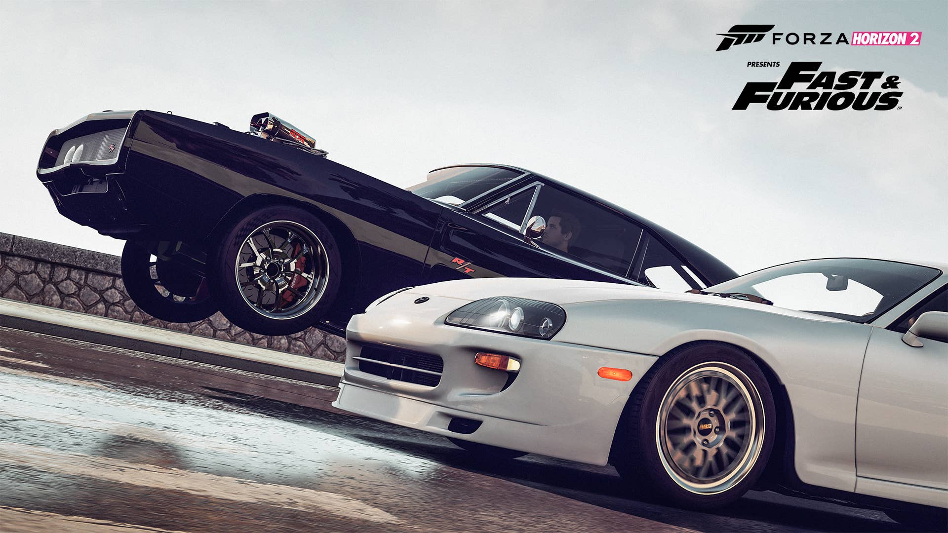 wheelie fast and furious supra dodge charger