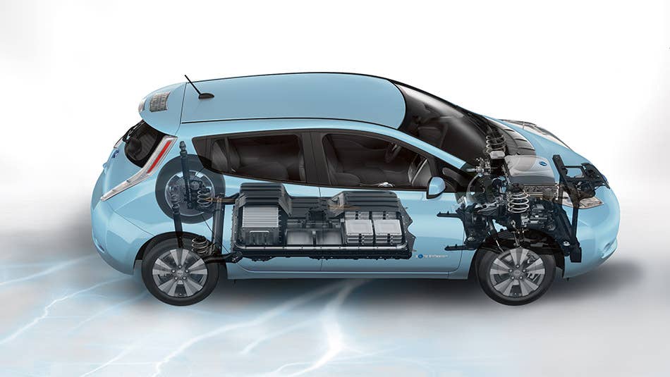 2015 Nissan LEAF cutaway