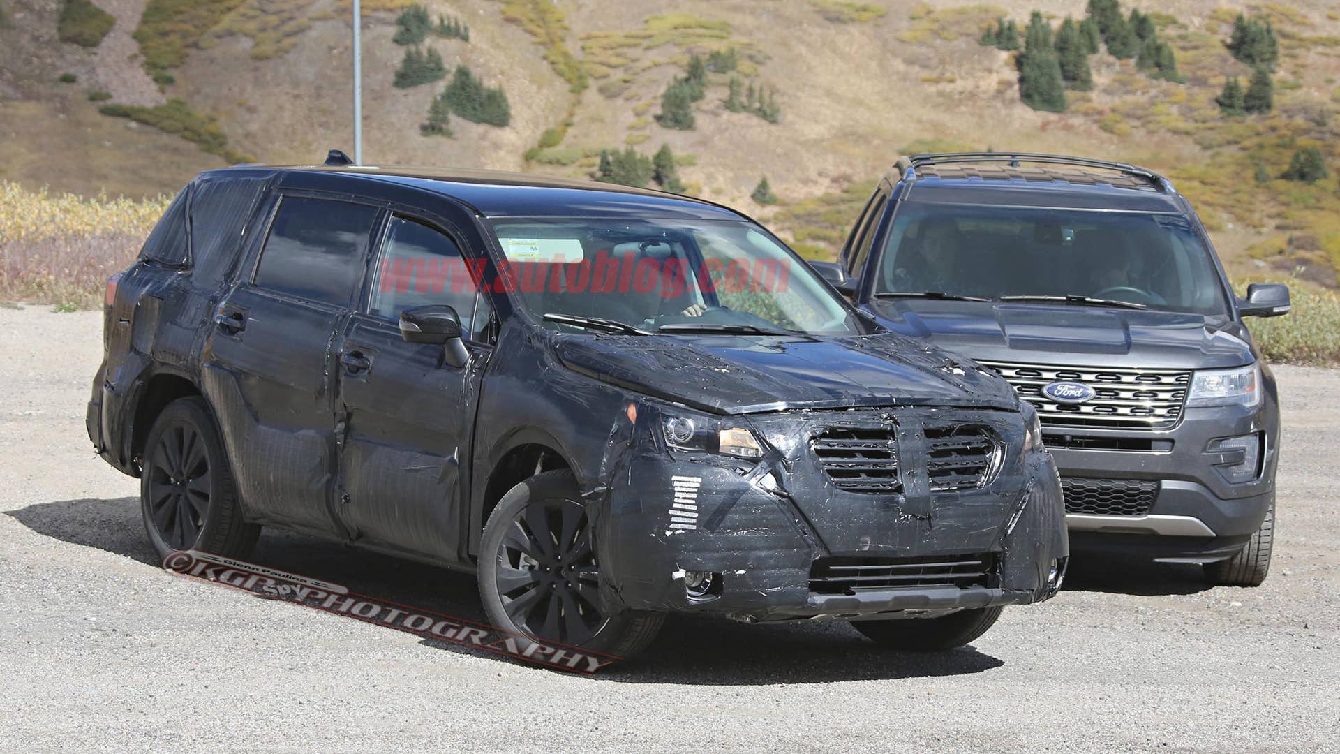 2019 Subaru Three-Row SUV Front End Exterior