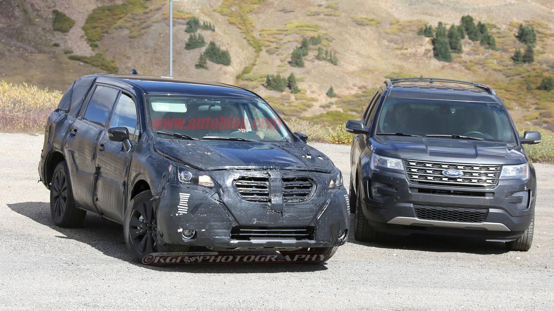 2019 Subaru Three-Row SUV Front End Exterior