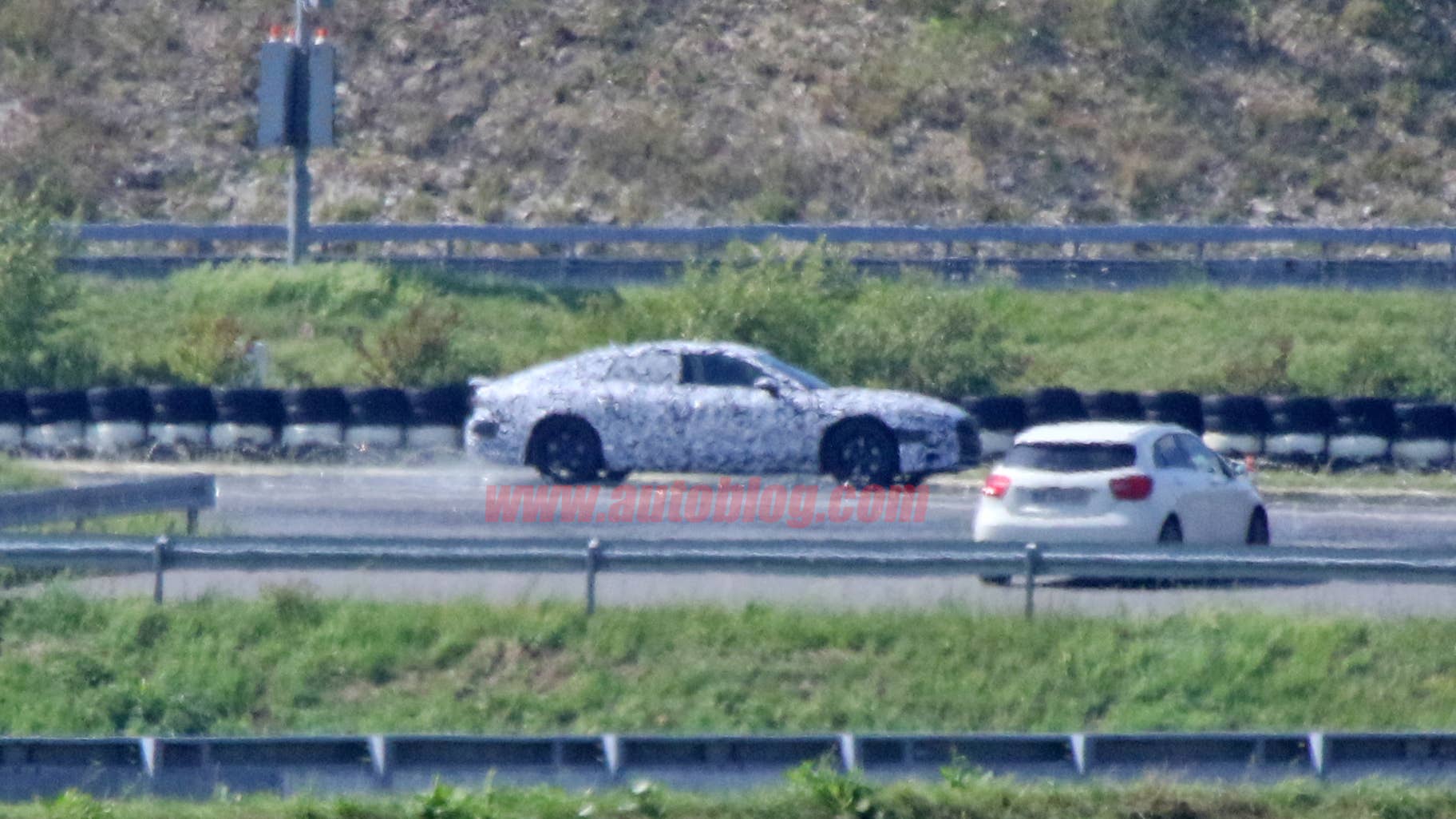 2018 Audi A7 Spy Shot Side Exterior