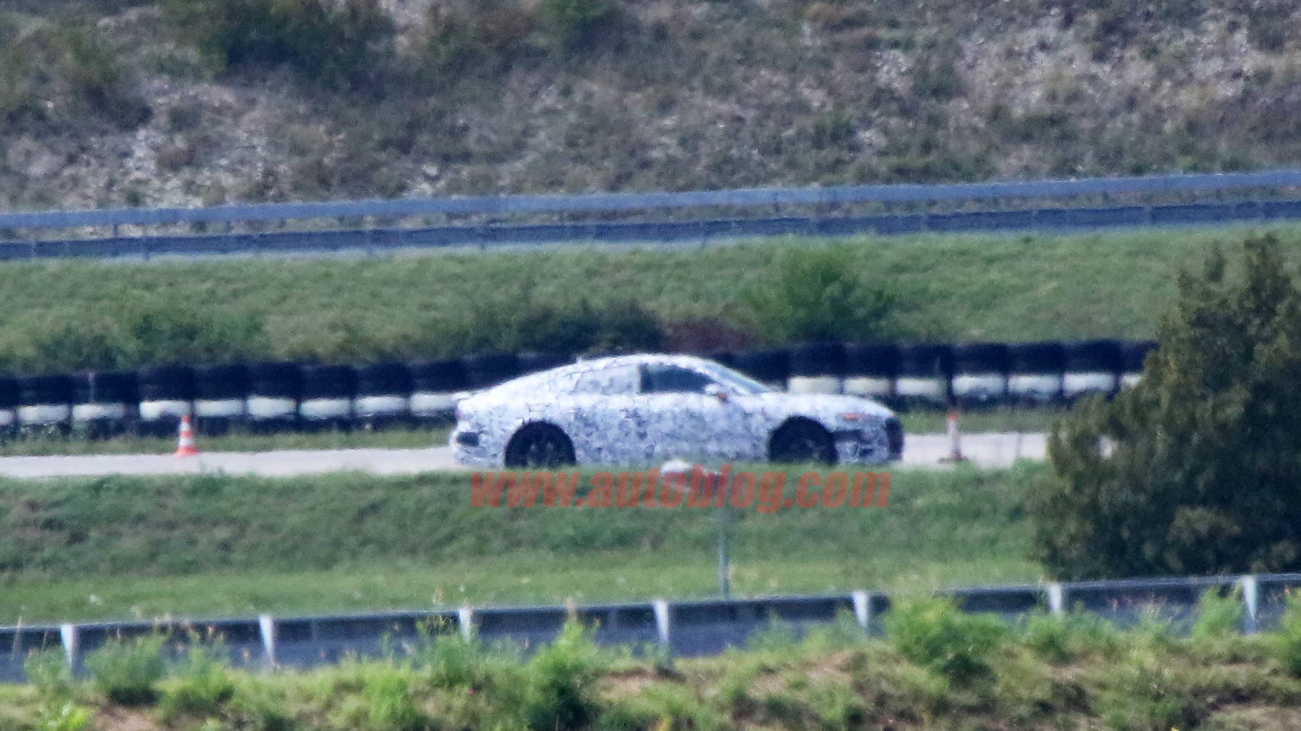 2018 Audi A7 Spy Shot Side Exterior