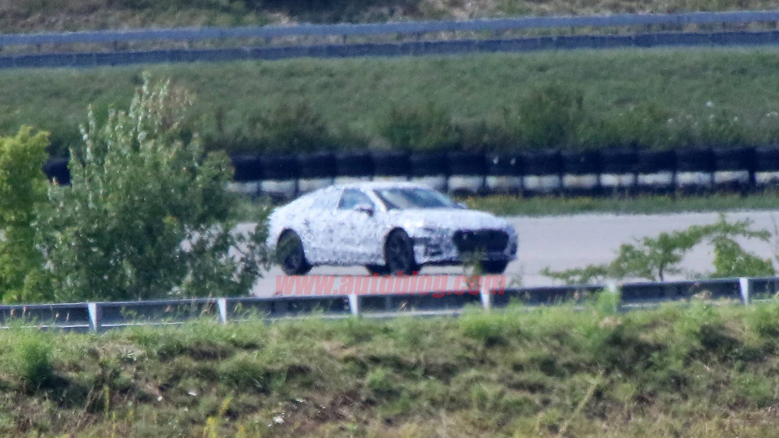 2018 Audi A7 Spy Shot Front Exterior