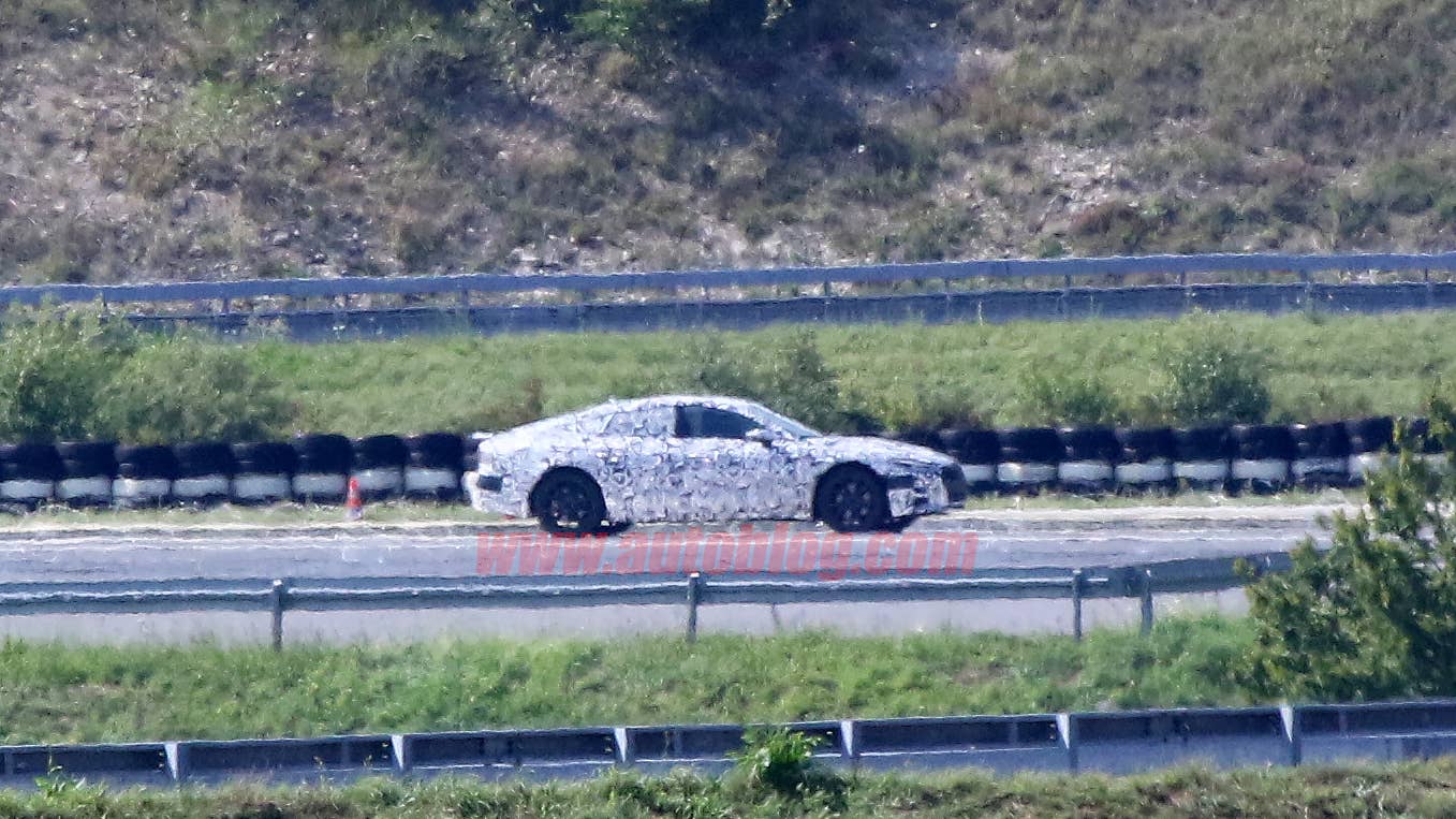 2018 Audi A7 Spy Shot Front Exterior