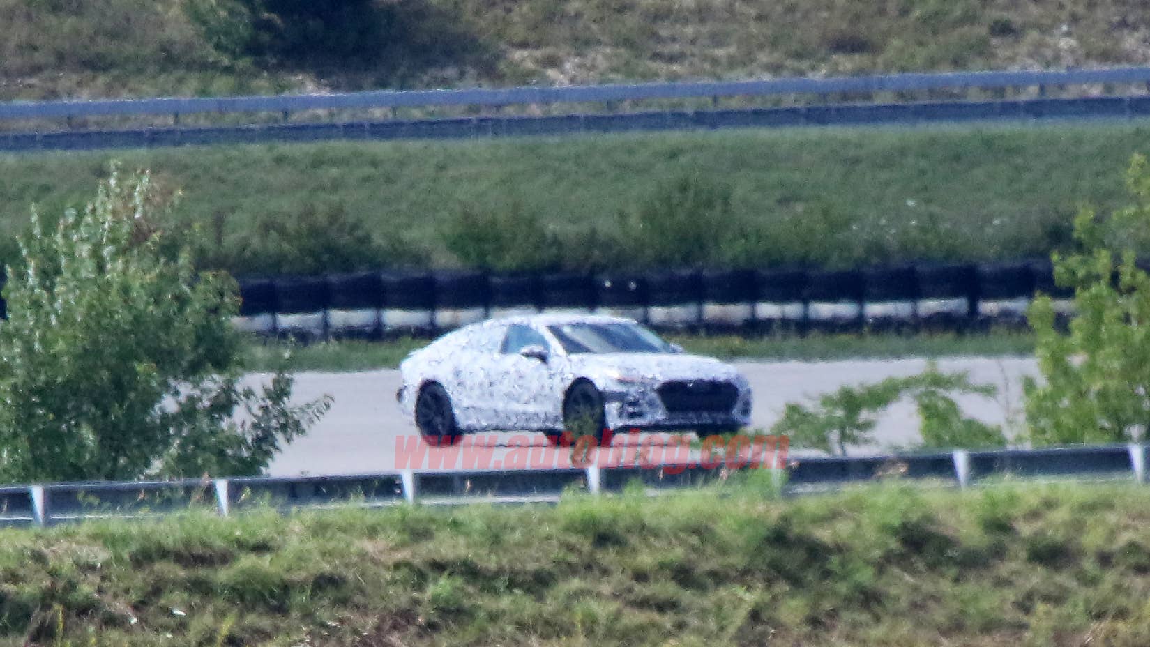 2018 Audi A7 Spy Shot Front Exterior