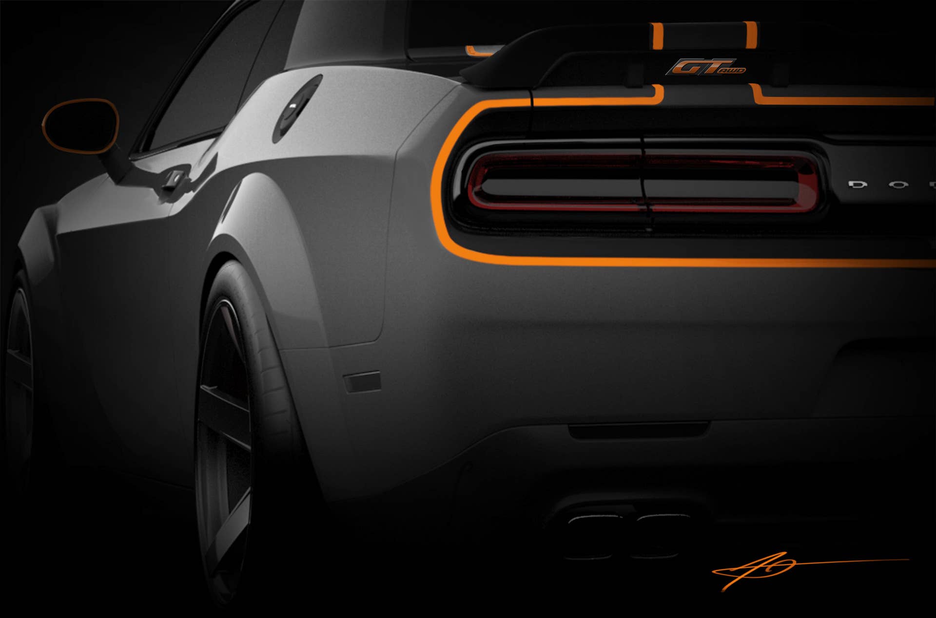 dodge challenger gt awd sema 2015