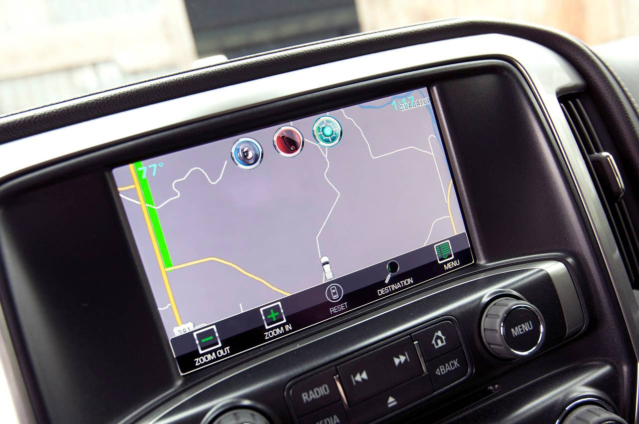 2014 Chevrolet Silverado navigation system