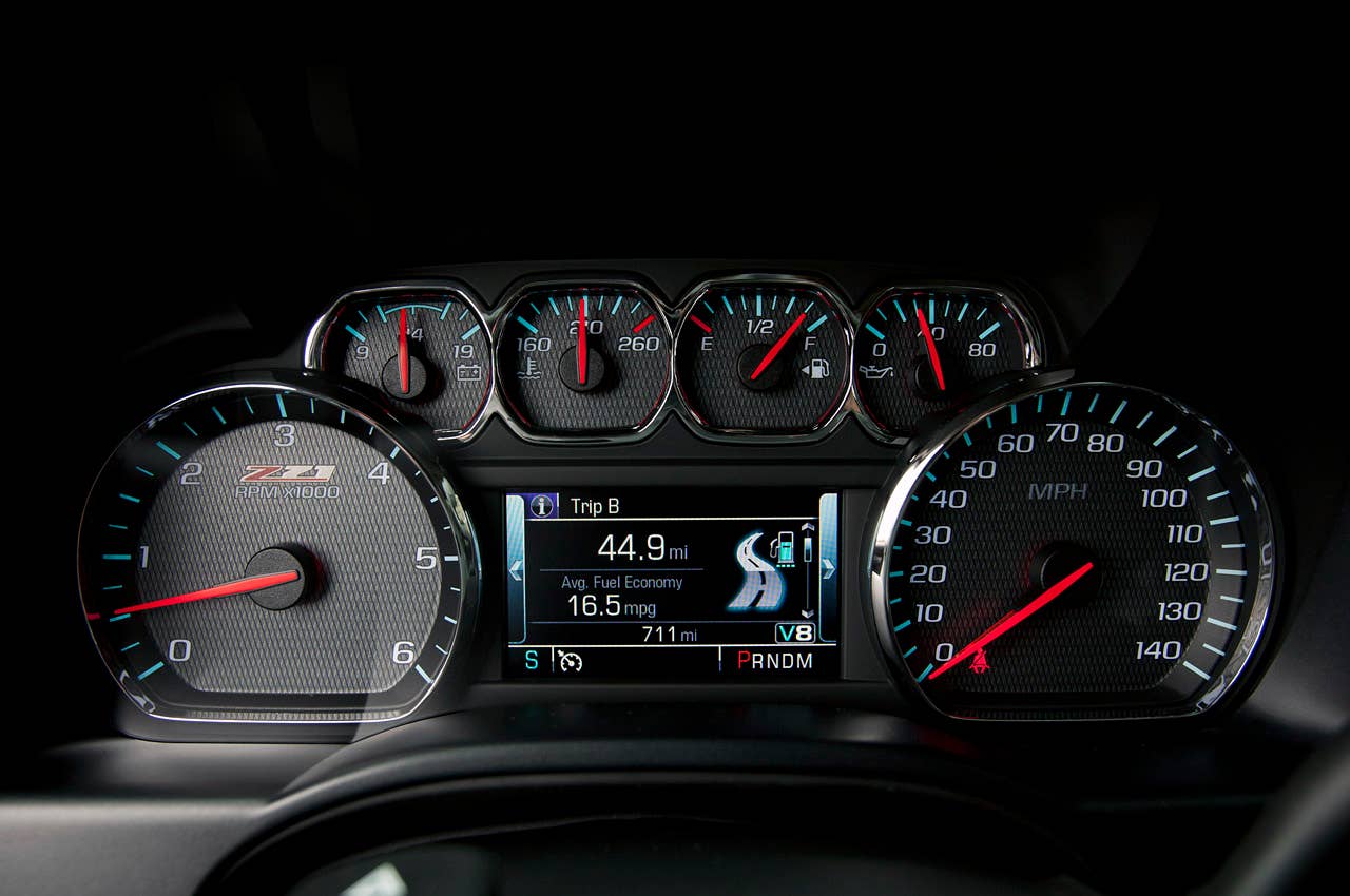 2014 Chevrolet Silverado gauges