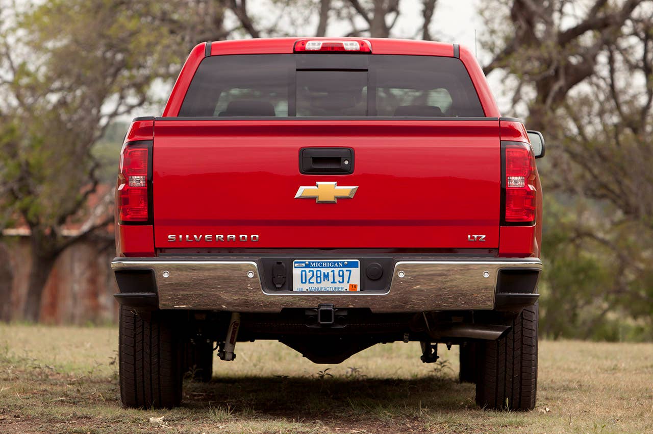 2014 Chevrolet Silverado rear view