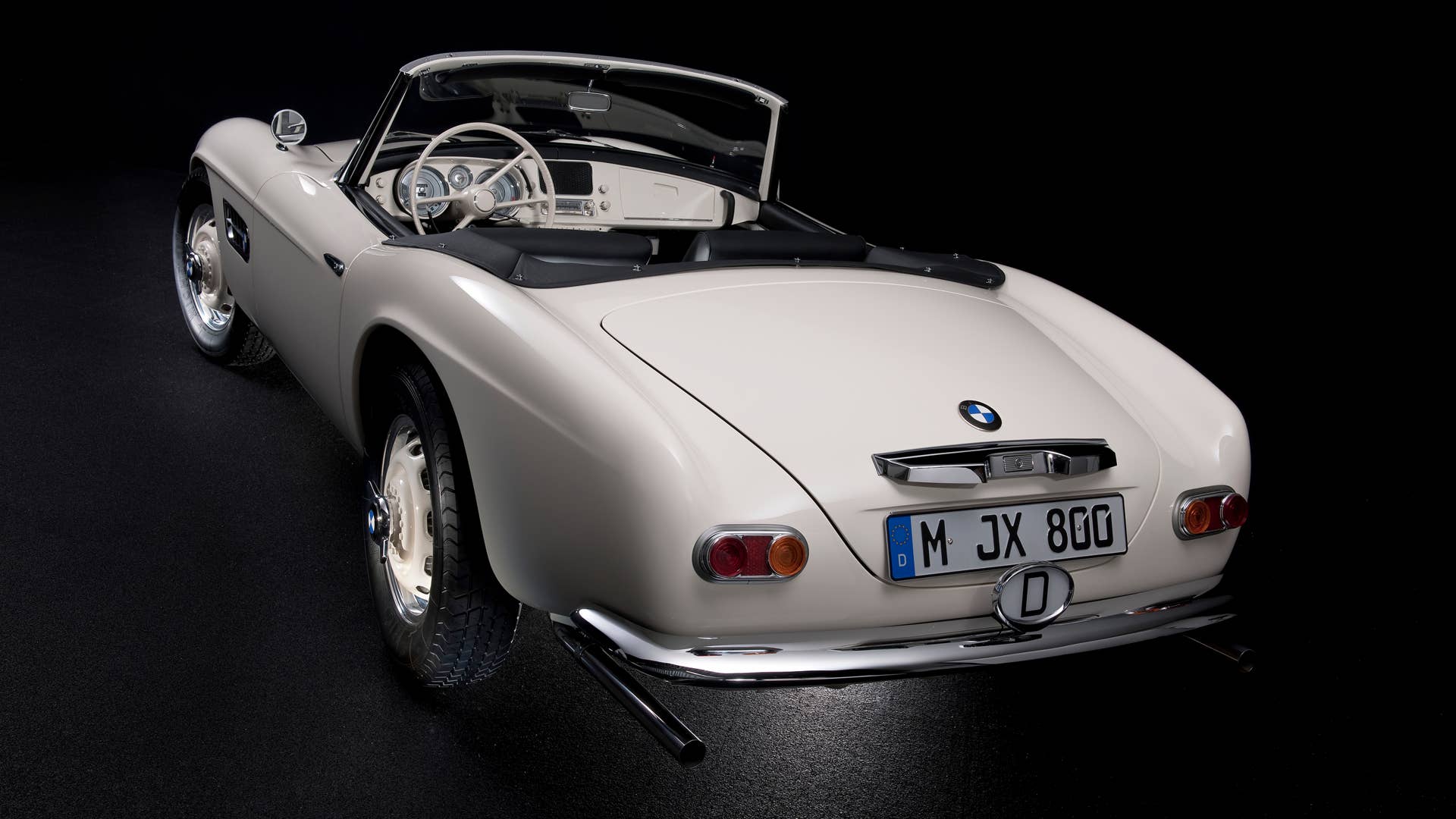 Elvis Presley's Restored BMW 507 Rear Exterior