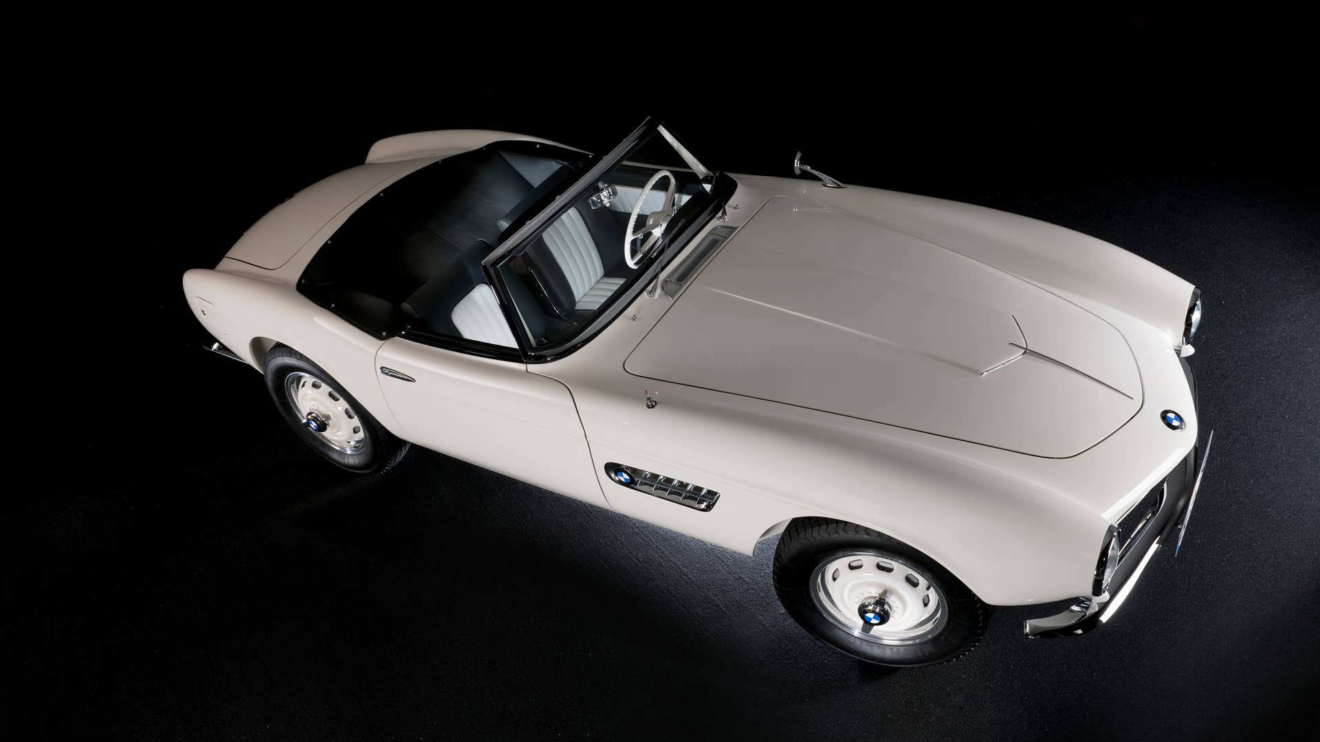 Elvis Presley's Restored BMW 507 Top Exterior