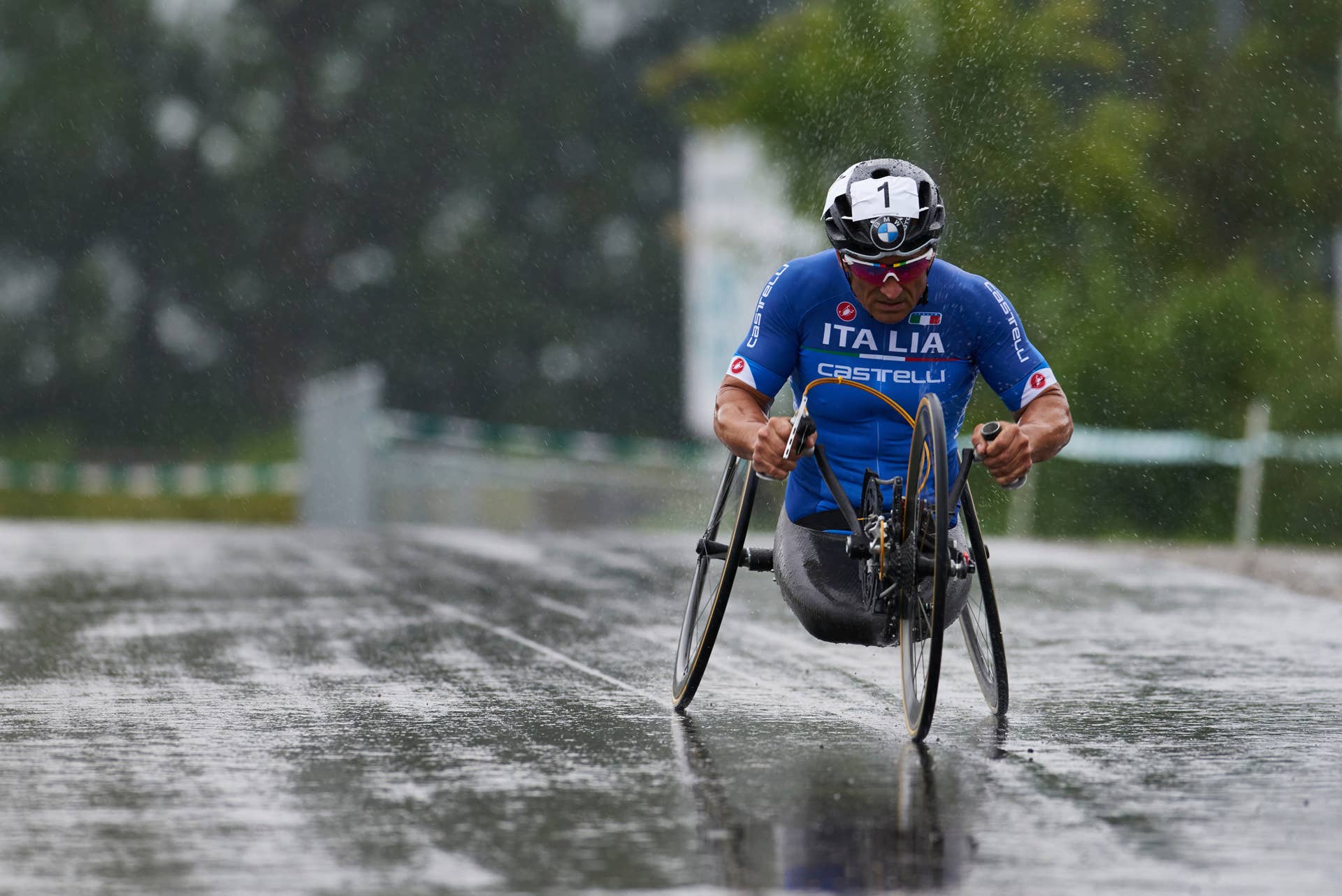 Alessandro Zanardi hand cycle