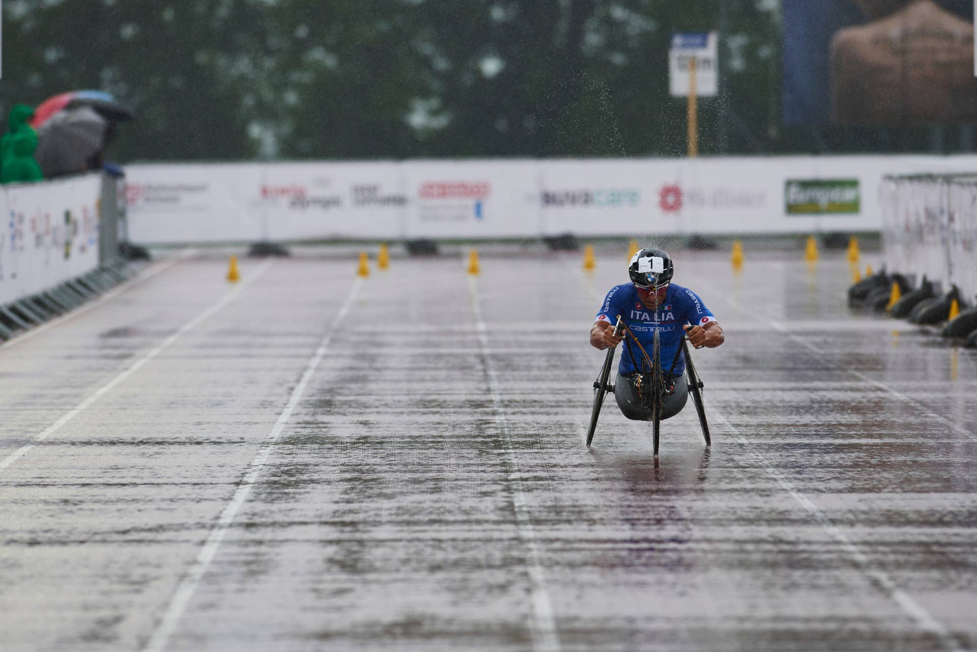 Alex Zanardi hand cycle