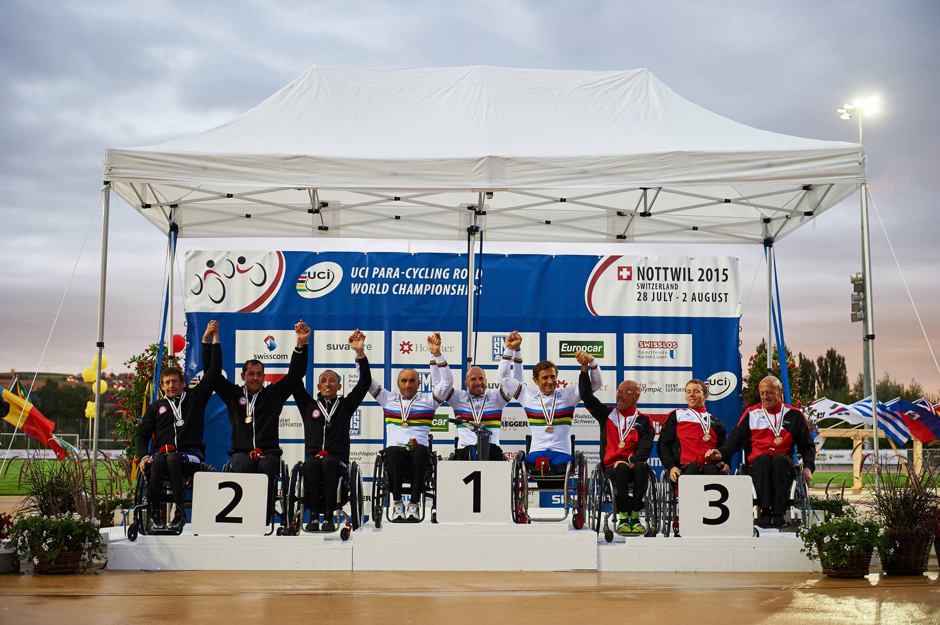 Para-Cycling Championship podium
