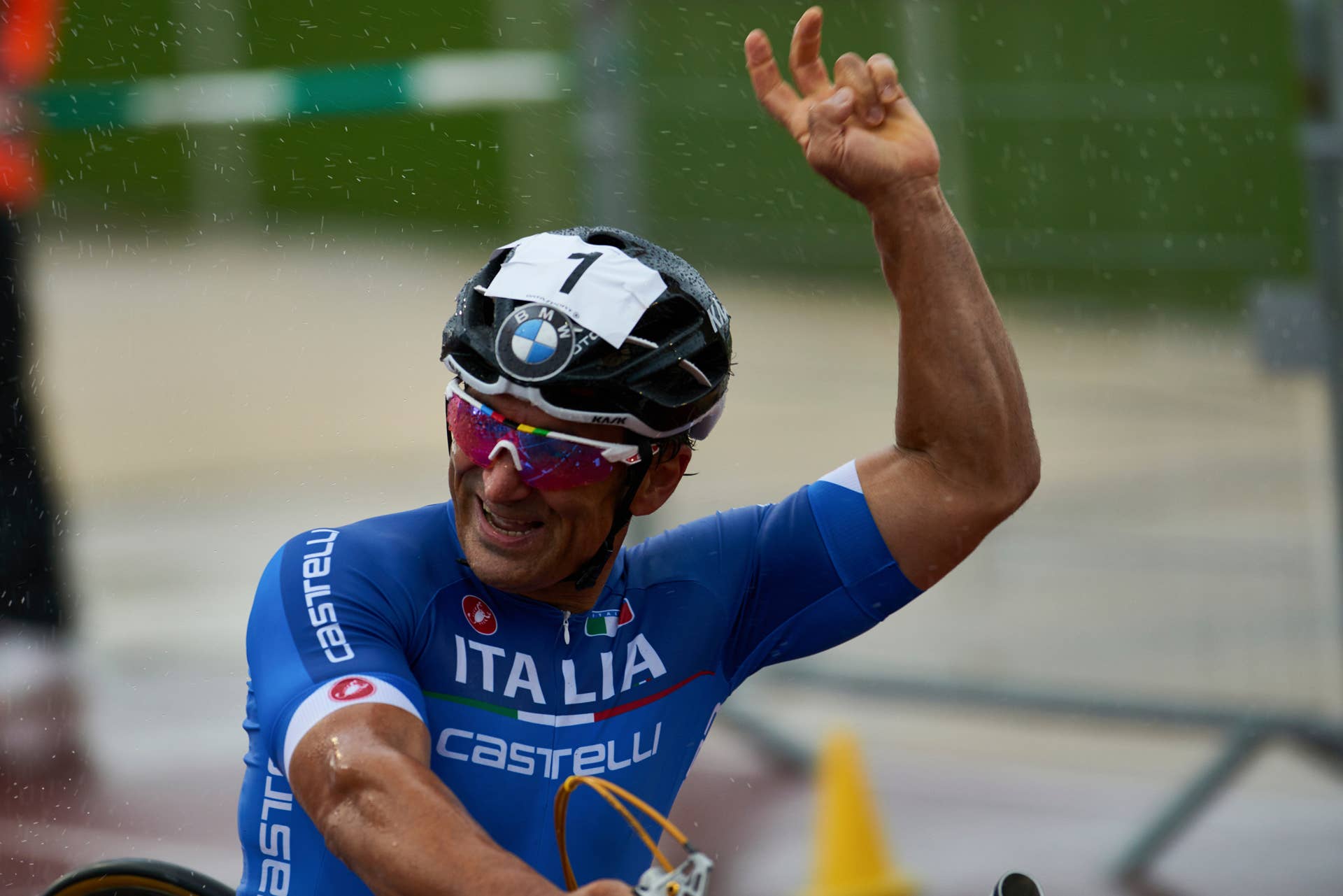 Alessandro Zanardi Team Italy hand cycle