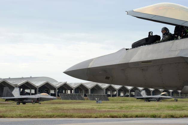 Keen Sword 2015 F-22 Kadena Air Base Okinawa Japan #KS15 Raptor USAF Air Force Airman Airmen JASDF Japan Air Self-Defense Force bilateral Joint Base Elmendorf-Richardson U.S. Forces Japan USFJ