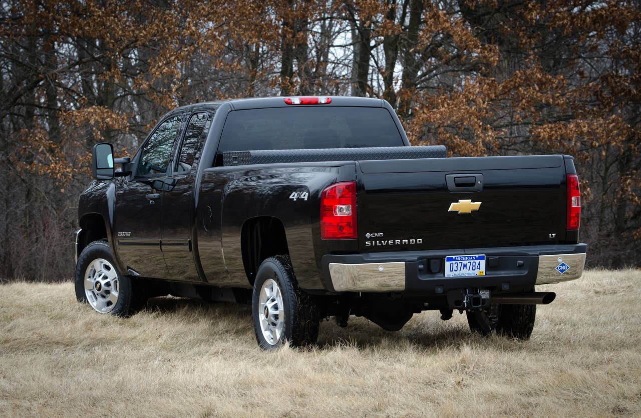2013 Chevrolet SIlverado 2500 HD Bi-Fuel rear 3/4