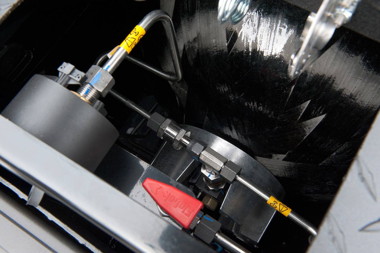 2013 Chevrolet SIlverado 2500 HD Bi-Fuel CNG tank
