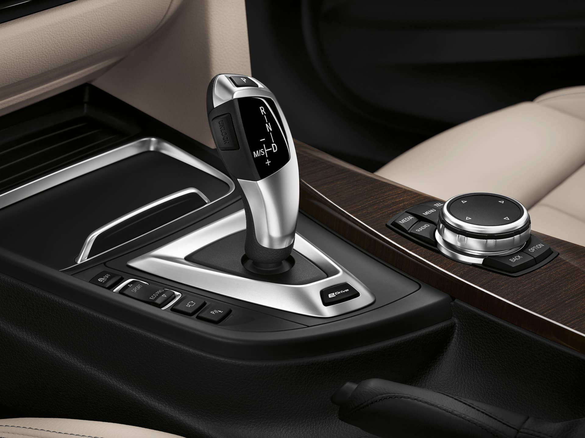 bmw 330e gearshift