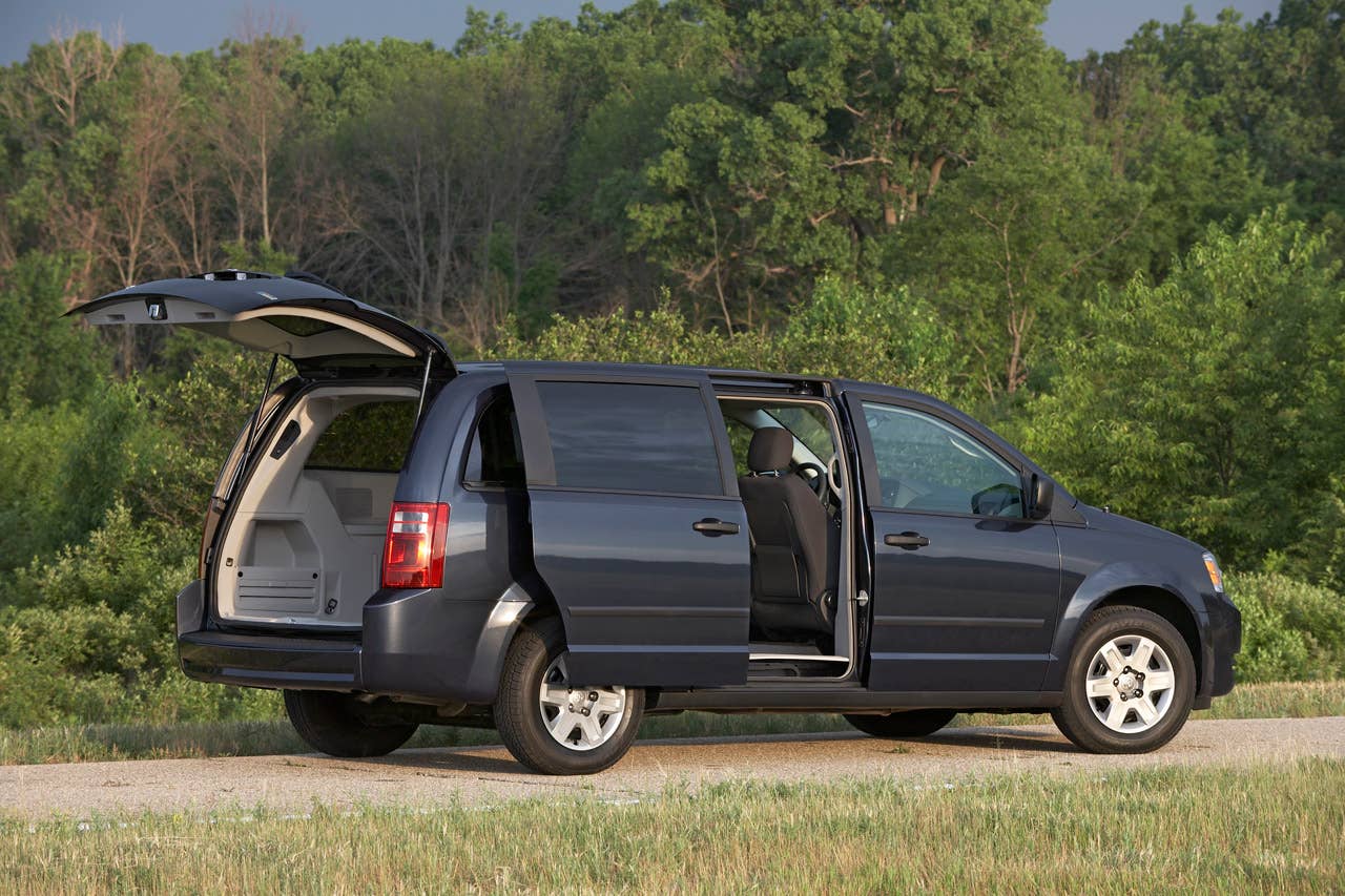 2010 Dodge Grand Caravan open doors