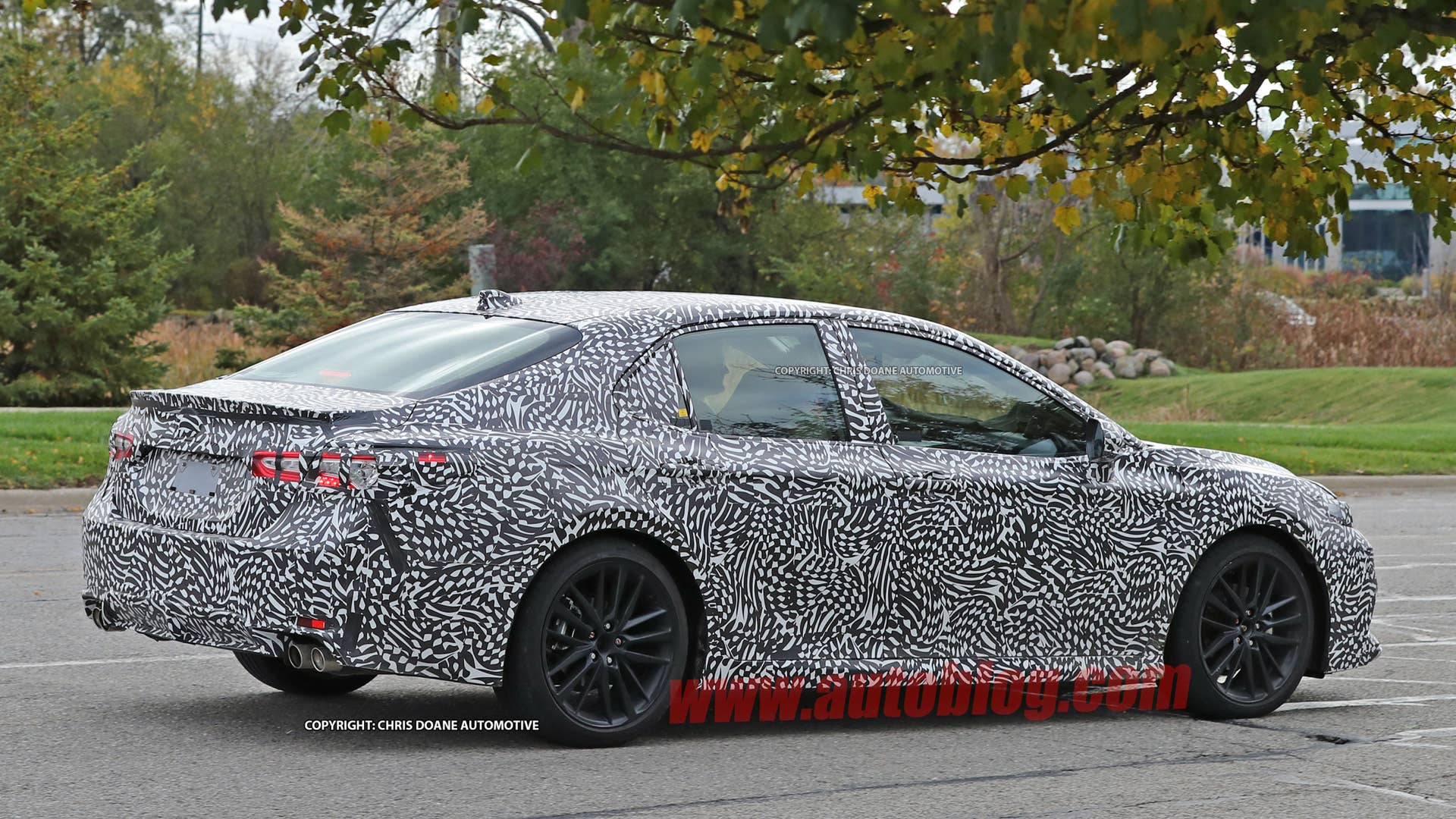 2018 Toyota Camry Spy Shots Side Exterior