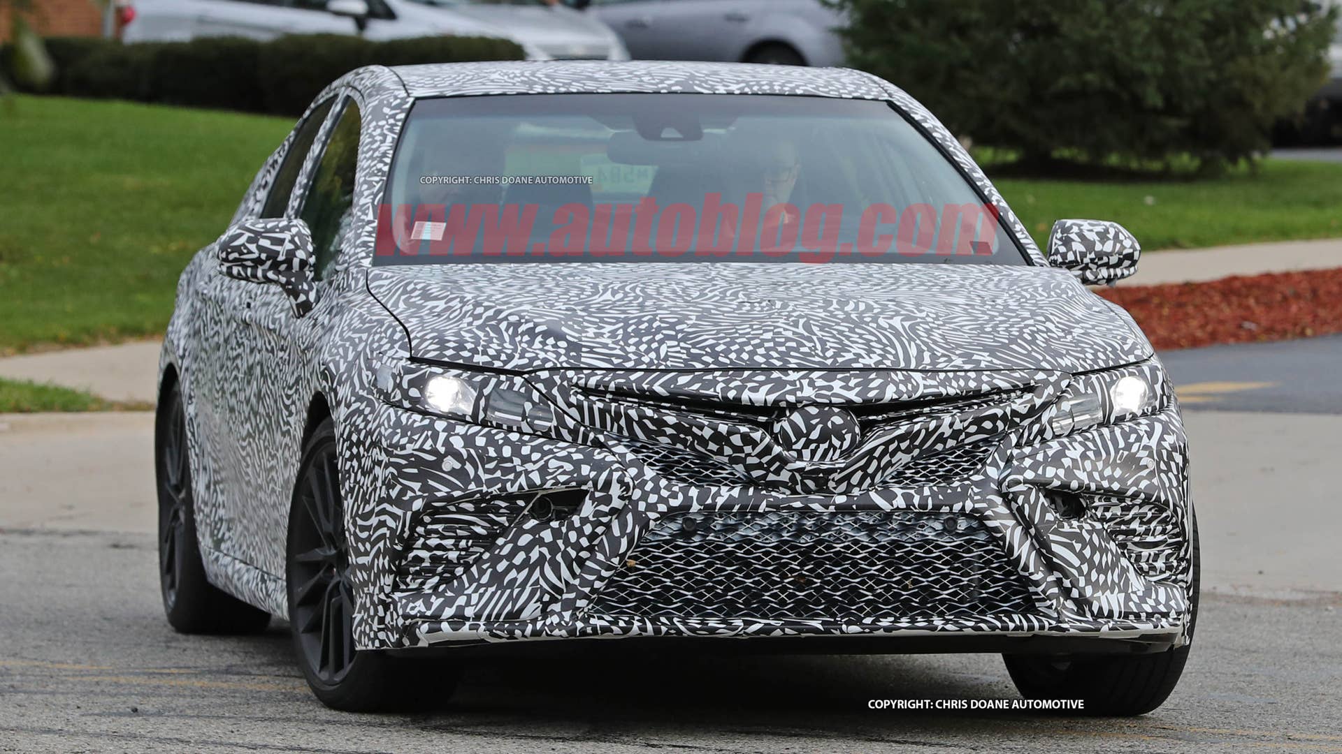 2018 Toyota Camry Spy Shots Front End Exterior